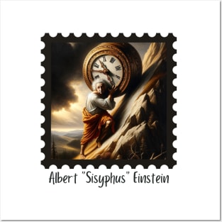 Albert Sisyphus Einstein Posters and Art